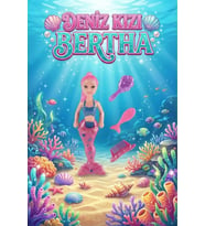 Bertha Hareketli Eklemli Deniz Kızı Oyuncak Bebek Seti (15 cm) - Taraklı ve Aksesuarlı (Pembe)