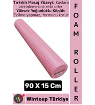 #FoamRoller Spor Fitness Egzersiz Pilates Yoga Esneme Bacak Sırt Omuz Kalça Masajlı Uzun Foam Roller