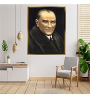 ÇERÇEVELİ ATATÜRK TABLO S143