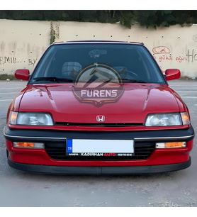 Honda Civic EF 1990-1995 Uyumlu H lip Esnek Ön Lip 2 Parça Karlık Ön Ek Tampon Altı Dil