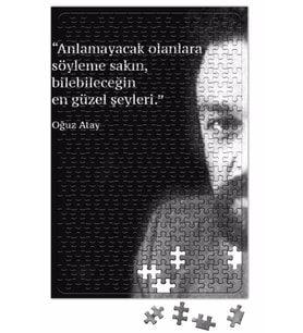 Oğuz Atay Söz Puzzle 240 Parça Yapboz