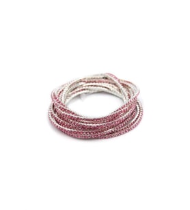 Northcity 6'lı Lastikli Bileklik - Pembe