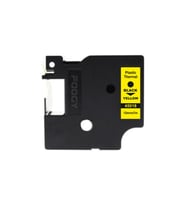 Dymo D1 Uyumlu Thermal Plastik Şerit Etiket Sarı 12 mm X 6 mt