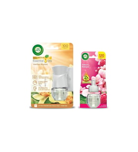 Air Wick Elektrikli Oda Kokusu Vanilya Kit (Cihaz + Yedek Şişe) + Sakura Bahçesi Yedek Şişe