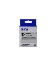 Epson LK-4SBE Gümüş Üzeri Siyah 12mm 9Metre Etiket