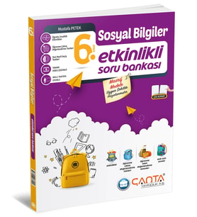 Çanta Yayınları 6.Sınıf Sosyal Bilgiler Etkinlikli Soru Bankası