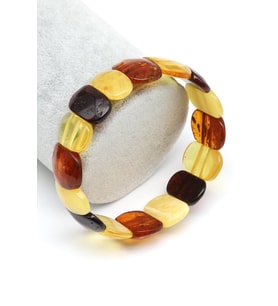 Damla Kehribar Bileklik – 11 × 19 mm  12 gr  18 cm