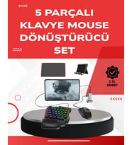 iOS Android Uyumlu Oyun Klavye Mouse Seti  Taşınabilir & Dayanıklı