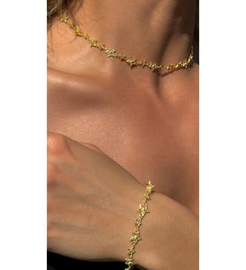 Prenses Yıldız Kolye 925 Ayar (Gold)