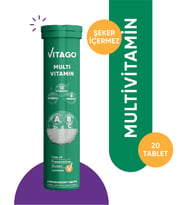 Vitago 20'li ProMultivit Multivitamin, Multimineral Efervesan Tablet