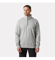 Helly Hansen Workwear Klasik Half Zıp Sweatshirt -79325 M-930-Gri Melanj (Grey Melange)