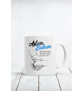 Aslan Babam Baskılı Kupa Bardak