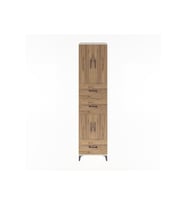 Hyperion Dolap 3 Raflı 3 Çekmeceli 4 Kapaklı 60x44x243 Aytaşı-Çam