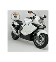 BMW K1300S Beyaz 1:10 Diecast Lisanslı Motosiklet Model – 22 cm Koleksiyonluk Maket Motosiklet