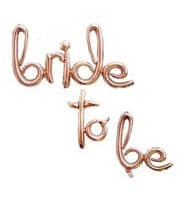 Gold Rose Bride To Be Imza Tasarım Folyo Balon, Bekarlığa Veda Partisi-