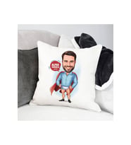 Süper Kahraman Karikatürlü Yastık