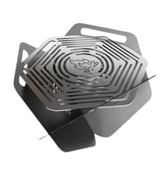 Kamp Ayısı® CampyTri Grill™: Taşıma Çantalı Katlanabilir Bushcraft Mangal Izgara