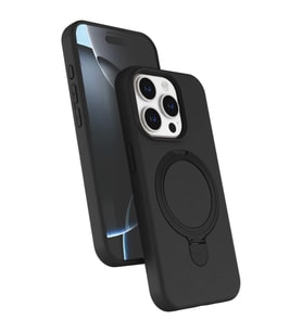 Apple iPhone 14 Pro Max Regal Magsafe Standlı Kapak - Siyah