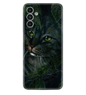 Samsung A23 A31 A32 A50 A51 A52 A53 A70 Kılıf Desenli Silikon Flowers Cat 1345