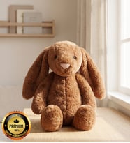 Uyku ve Oyun Arkadaşım Uzun Kulak Bunny Peluş Tavşan 65 cm