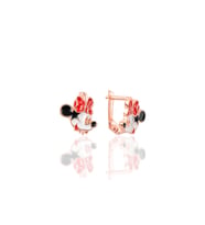 Söğütlü Silver Gümüş mineli micckey mouse küpe