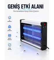 10W UV Haşere Kontrol Cihazı – Sessiz Çalışan Elektrikli Sinek Öldürücü Lamba