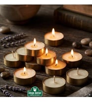 Bozkurt Tea Light Mum 4 Saat Yanan 10 Adet