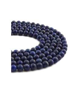 Lapis Lazuli Taşı Küre Kesim Parlak 6mm Doğal Taş Dizi [AB]