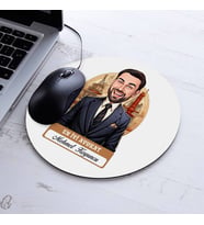 Kişiye Özel Hediye Karikatürlü En Yakışıklı Erkek Avukat Mousepad
