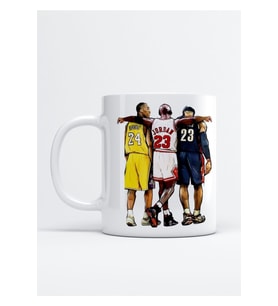 Kobe Bryant Micheal Jordan Lebron James Kupa Bardak