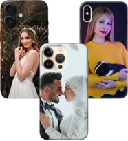 (Tüm Iphone Modelleri) iPhone 6 6S 7 8 11 12 13 14 15 16 17 Pro Max Plus Mini  Kişiye Özel Resimli Fotoğraflı Kılıf