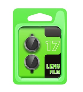 Newface Apple iPhone 17 Raze Metal Kamera Lens - Gri