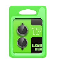 Newface Apple iPhone 17 Raze Metal Kamera Lens - Gri