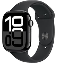 Apple Watch Series 10 GPS + Cellular 46mm Simsiyah Alüminyum Kasa ve Siyah Spor Kordon Akıllı Saat Outlet (Açıklamayı Okuyunuz)