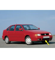 VW Polo Classic Sedan 1996-2002 Ön Tampon Spoylerli 6K5807221B
