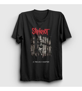 Presmono Unisex Siyah The Gray Chapter Slipknot T-Shirt 294201tt