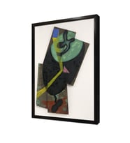 Soyut Çerçeveli Mdf Tablo