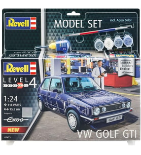 Revell Volkswagen Golf 1 GTI Maket Seti Builders' Choice Özel Seri 67673