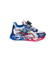 Günlük Erkek Çocuk Spor Ayakkabı Makara Bağcık Desenli Taban Rahat Hafif Sneaker 5003 (Lacivert)