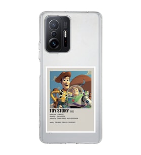 Redmi Mi 11T/Mi 11T Pro Uyumlu Toy Story Minimalist Poster Desenli Şeffaf Telefon Kılıfı