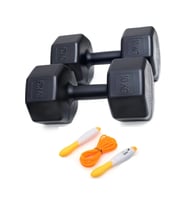 Ps Spor 10 kg Dambıl x 2 Adet = 20 kg Set + Sayaçlı Atlama Ipi