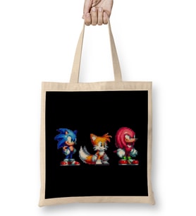 Sonic The Hegdehog The Trinity Bez Çanta Uzun Saplı