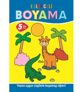 Eğlenceli Boyama - 5 Yaş Üstü 4’lü Pastel Boya Hediyeli