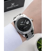 Daniel Klein Damat Ve Takım Elbiseye Özel 2 Yıl Garantili Çelik Kordon Erkek Kol Saati VS.BLKT.0999