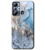 İnfinix Hot 20i Kılıf HD Desen Baskılı Kılıf - Eski Mermer