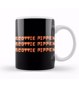 Scottie Pippen   Basketball gifts Vintage Retro Rainbow Quotes For BOYS AND Dad Kupa Bardak Porselen
