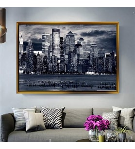 Altın Çerçeveli dekoratif tablo l1101 (Gold)