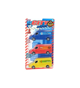 Nizam Oyuncak 3 Lü Minibüs (Ambulans,polis,itfaiye)