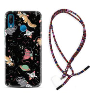 Huawei P20 Lite Mate 10 20 Lite Pro P40 Lite KılıfBoyun Asklı Rasta Silikon Planet Animals 1771