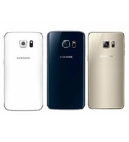 Samsung S6 G920 Arka Pil Batarya Kapak Cam (Beyaz)